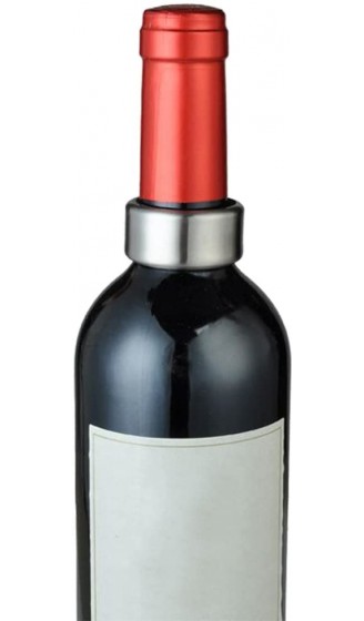 aspire 10 Stück Weintropfring Flaschenhalsband Edelstahl und langlebig - B07115THTDL