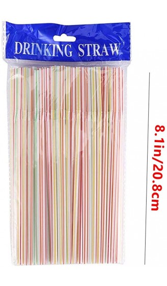 SHINEHUA 100 Stück Trinkhalm Strohhalme Bunte Mehrfarbig Trinkhalme Flexible Trinkhalme für Zuhause Bar Partys - B092Q3Y8C1V