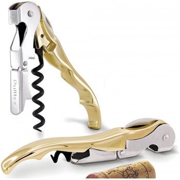 Pulltex Pulltap 's Classic Gold Korkenzieher Korkenzieher + Werkzeug für Kellner in rot REGOULAR 107-701-01 - B000QXNJVIY