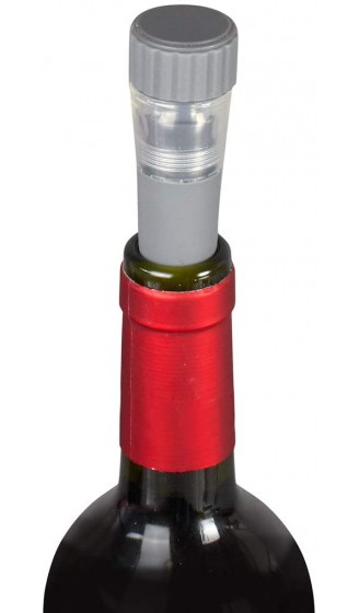 Flaschenöffner Vino Pop Weinöffner Set mit Kapselschneider Ausgießer luftdichten Verschluss und Weinflaschenöffner Weinflaschenöffner mit Air Rise Technologie - - B07L5HRKYWP
