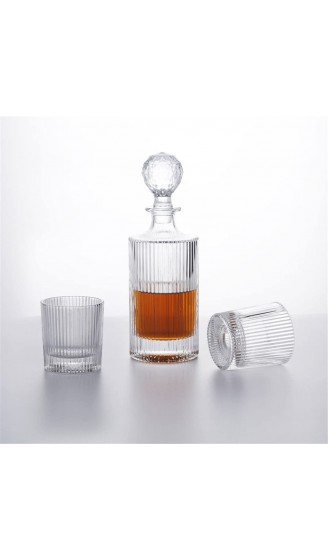 FRIENDLYSS Kristallglas Wein-Wein-Weinglas-Set Whisky-Flaschen Weinflasche Geschenkbox-Set Color : A Size : One size - B09Y82L7N5T