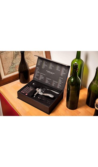 L'Atelier du Vin 095261-2 Korkenzieher-Set Sommelier Set m. Tropfring und Wein- Speisenführer - B004BA5U4G8