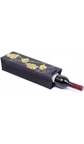 LOKIH 10Pcs Black Wine Geschenktüte Für Weinflasche Whisky Spirits Wine Reusable Bag Kann Als Geschenk Verwendet Werden,Gold - B08JV9BHM1Q