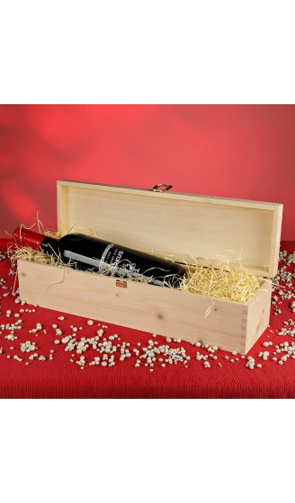 polar-effekt 2-TLG Wein Geschenkidee mit Wunschname graviert 700 ml Weinflasche und Kiste aus Naturholz mit Wunschgravur Motiv Premium Quality - B09MD1YYNWJ