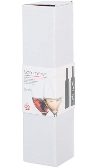 Home Sommelier Schatulle in Flaschenform mit 5 Zubehörteilen Schwarz - B07JY34QQV8