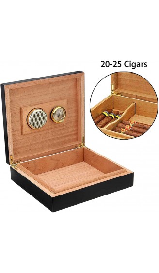 CGgJT Zigarren-Humidore Zigarrenbefeuchter Zigarrenbefeuchter tragbarer Zedern-Massivholz-Feuchtigkeitsdichtung großer Kapazität - B09Y8916QKZ