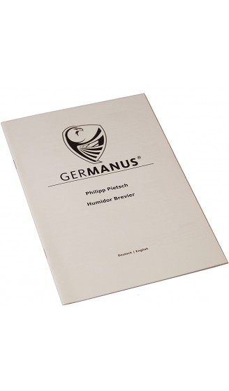 GERMANUS Zigarren Humidor Vemis mit Humidor Brevier braun - B01ATXBNNUL