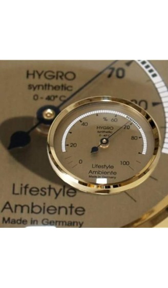 Lifestyle-Ambiente Profi-Haar-Hygrometer Gold-groß Made in Germany - B0043QKC7IB