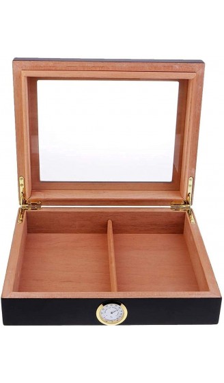 LZQBD ZENGQIANGJING Cedar Humidor Holz gesäumte Zigarrenbox mit Luftbefeuchter Hygrometer Dekorative Box Farbe: b Color : A - B09WMY63CN3