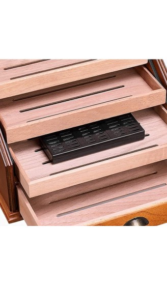 LZQBD ZENGQIANGJING Desktop-Humidor Hygrometer Luftentfeuchter Zigarrenbox Partition Lagerung dekorative Box - B09WMFKKPQ5