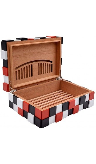 LZQBD ZENGQIANGJING Farbe Cube Humidor Zigarren-Humidore von Zigar-Zigarettenkasten Zigarre Humidor Dekorative Box - B09WMGGPJ42