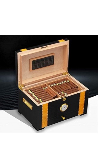 LZQBD ZENGQIANGJING Zedernholz Zigarre Humidor Tragbare Reise Große Lagerung Zigarrenbox Home Tabacco Zubehör Luftbefeuchter Hygrometer Dekorative Box - B09WMFZCKD3