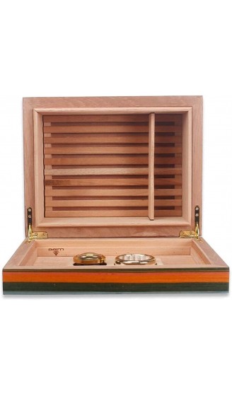 LZQBD ZENGQIANGJING Zigarren-Humidor mit Luftbefeuchter Hygrometer-Zigarren-Box-Set dekorative Box - B09WMG7D2LO