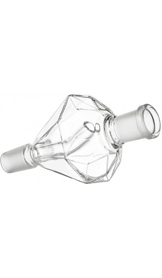 WowoHK Shisha Molasses Catcher Diamond Transparent 18 8 Cut Precooler Attachment Made of Thickened Glass Universal Hookah Accessories Fits Most Water Pipes Easy to Clean Style A - B095736WWJN