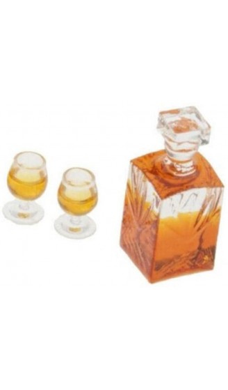 Froiny 1set Whiskywein Flasche Bar Modell 1:12 Maßstab Dollhouse Miniaturzubehör Home Büro Schreibtisch Dekor - B09LR5C7BQM