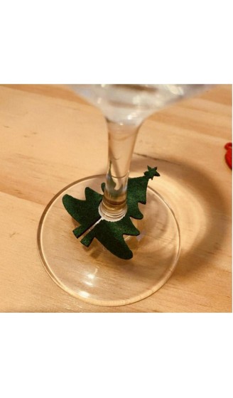 Froiny 8 Stücke Weihnachten Wein Glas Dekorative Trinkbecher Identifier Getränk Marker Anhänger Für Weihnachtsfeier Und Bar Tischdekoration - B09K3ZGWPX8