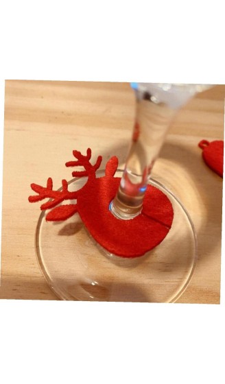 Froiny 8 Stücke Weihnachten Wein Glas Dekorative Trinkbecher Identifier Getränk Marker Anhänger Für Weihnachtsfeier Und Bar Tischdekoration - B09K3ZGWPX8