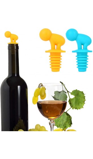 Gresunny Flaschenverschluss Silikon Glasmarker Set 2 Weinverschlüsse 12 Glasmarkierer Party Weinglas Marker Getränkeflaschenverschluss Sektflaschenverschluss für Bar Wein Bier Getränke - B08HJ6LDN1Q