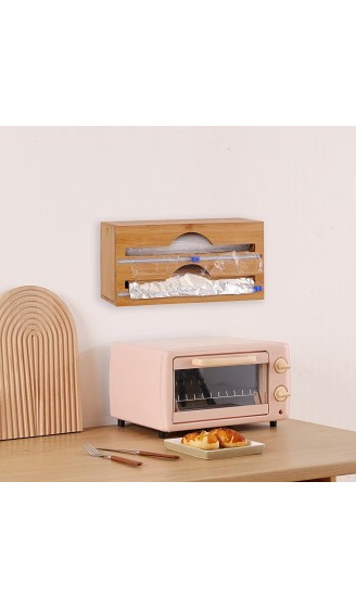 J- Kunststoffwickelspender – Holzfolienspender mit Gleitschneider nachfüllbarer Wickelspender kreative Küchenwerkzeuge - B09SP5RHWX6