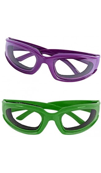 ZYYYWW Küchenzwiebelbrillen Tränenfreie Zwiebeln Hackbrillen Gläser Eye Protector Küche Gadget Werkzeug Color : Purple - B09PYQ5H5K2