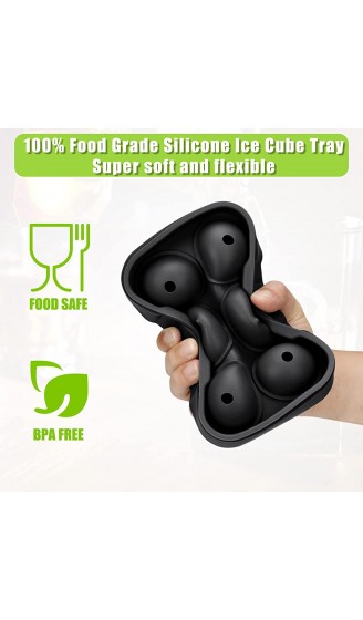 Eiswürfelform Eiswürfelform Silikon 6-Fach Groß Eiswürfel 2-Set Ice Cube Tray Eiswürfelform mit Deckel Stapelbar Langlebig und BPA Frei Eiswürfelschalen für Gekühlte Getränke Whisky Cocktails - B09PG8X8SZJ