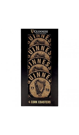 Guinness Kork Untersetzer 4er Packung - B079DHXTXPS