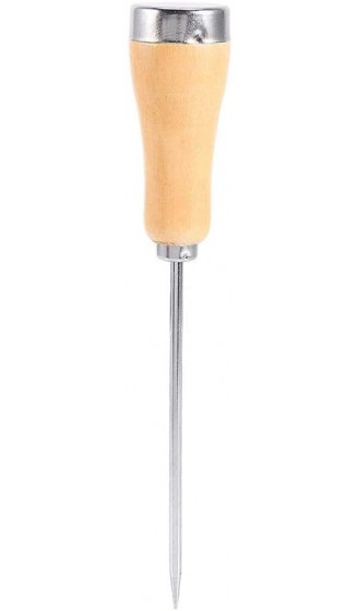 Edelstahl Eispickel mit Sicherheit Holzgriff Eispickel Werkzeug Kleiner Eispickel für Picknicks Camping und Bars Küchen - B0816RSK74M