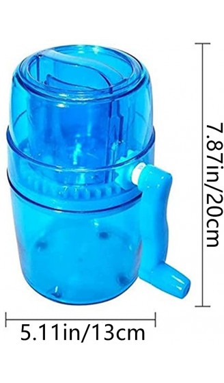 Eisrasierer Handkurbel Haushalt Eisbrecher mit Edelstahlklinge Mini Tragbare Eismaschine - B094CZQ8KDJ