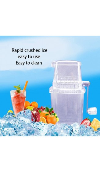 STRAW Portable Maker Frozen Drink-Maschine und Eiszerkleinerungsmaschinemaschine for rasierte EIS-Leckereien oder Slushy Desserts durch Klassische Küche - B0979JS8S5Z