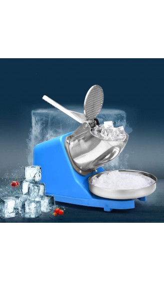 STRAW Zähler nach Oben Eismaschine New Compact Modell Edelstahl Schnee-Kegel-Maschine for EIS kalter Getränke Obst Dessert Haushalt Gewerbe Color : Yellow - B0979LTSRQA