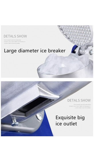 XIONGGG Elektrischer Ice Shaver Ice Crusher Doppelklingen-Shaving-Maschine Für Familie Schule Kirche Kids Camp Restaurants Bars - B08FYRZLTLE