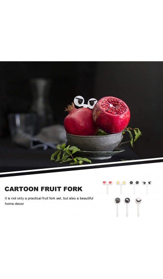 BESTONZON 50 Stücke Assorted Cartoon Augen Obst Gabel Food Picks Dessert Fruit Picks für für Bento Sandwich Vorspeise - B07JK23GKYY