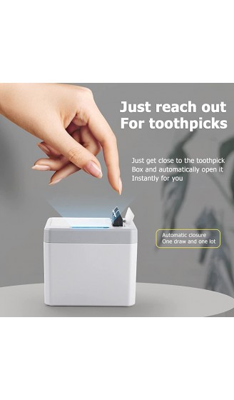 Intelligenter Zahnstocherspender – Intelligente Infrarot-Induktions-Zahnstocherbox Elektrischer Zahnstocherhalter Automatischer Zahnstocherspender - B09927JBYC4