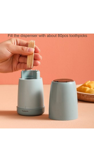 Pybider 2 Stück Zahnstocherhalter Spender Pop-Up Automatischer Zahnstocherspender Neuartiger Zahnstocherbehälter für Küche Restaurant Zahnreinigung mit kleinen Vorspeisen Rosa + Gelb - B09BR8WC4TW