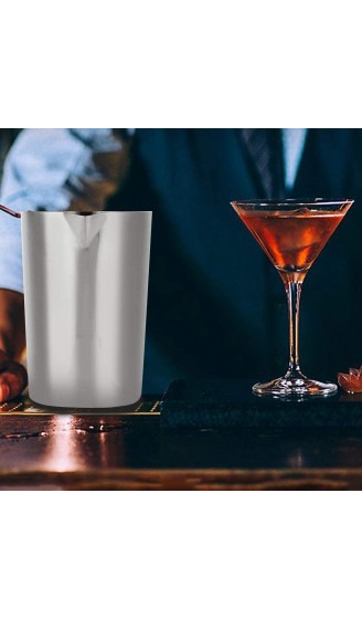 500 ml Cocktail-Shaker Cocktail-Rührglas Mischen Glas Edelstahl Silber Cocktail Shaker Mixer Trinken DIY Tools für Zuhause Hochzeit - B07WTNYY32V