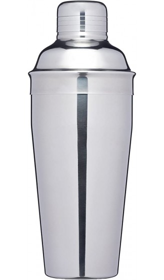 BarCraft Doppelwandiger Isolierter Cocktail-Shaker Deluxe-Silber Cocktail-Mixer für die Zubereitung von Mixgetränken in Geschenkbox 500 ml – Edelstahl - B07DS8MGTX1
