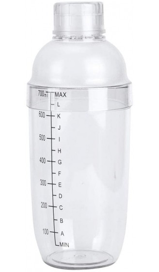 Feg Cocktail Shaker Milch Shaker Plastik Shaker Barpolitur Familie für Restaurant700ml - B08D9WBZ1WC