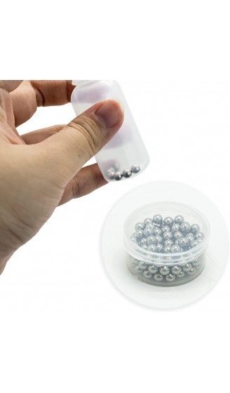 Mixing Balls | Mischkugeln | Edelstahl Shaker Acrylfarbe | Zubehör für Tabletop Miniaturmodellierung,Farbrührkugeln für Modell-Acrylfarben-Set 120-teiliges Edelstahl-Farbmischkugeln 5,5 mm 0,22 Zoll - B09Q8FCXSF7