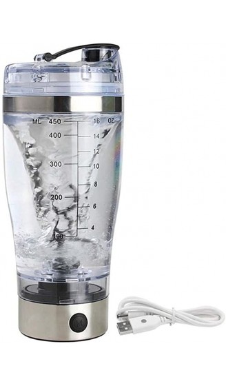 MZHFXB 450Ml Elektrisch Protein Shaker Usb Shaker Flaschen Milch Kaffee Mixer Wasser Flasche Bewegung Wirbel Tornado Clever Rührgerät a A 450ML - B09W2JYWM31