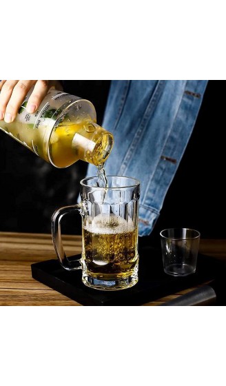 Nephit Cocktail Trinken Shaker Aus Kunststoff mit Rezepten Becher Als Messung Jigger Perfekt für Draussen und Reise Barwagen ZubehhR - B09C1XP7CC5