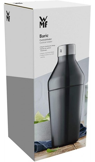 WMF Baric Shaker Edelstahl Cocktail Shaker mit integriertem Barsieb spülmaschinengeeignet - B07S848MYR7