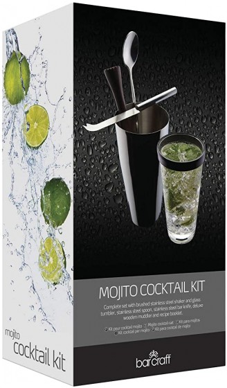 Kitchen Craft Luxe Lounge Mojito Cocktail 4er-Set - B0095ILL5Q6