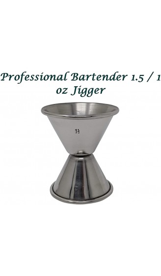 Professionelles Barkeeper-Set 14-teilig | Barkeeper-Set mit beschwertem Boden aus Edelstahl – Premium Bar-Set | Deluxe Geschenkverpackung - B073R2J899D
