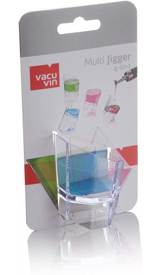 Vacu Vin Multi Barmaß Kunststoff transparent 3X 9,5X 13 cm - B00K4CCOA8O