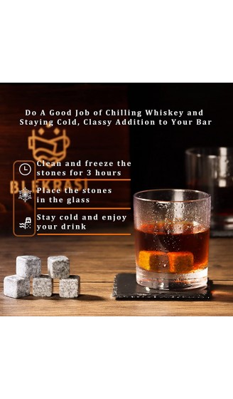 Whiskey Steine Set Geschenk für Männer Bourbon Geschenke Coole Whisky Steine mit 2 Gläsern Wein Geschenke für Männer Ehemann Freund Opa Bruder - B09KXCS8SH9