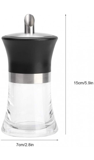 Clasken Zuckerflasche rutschfestes Design langlebiges Zuckerglas für die Küche zu Hause100 ml - B09Y65PN8RD
