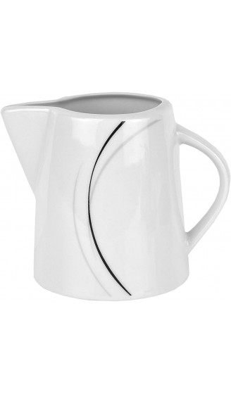 Van Well Kaffeeergänzungsset Milchkännchen & Zuckerdose Phönix Porzellan weiß mit Dekor - B01M6W2BLVZ