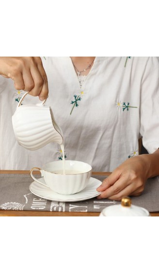 Zerodeko Keramische Creamer Milchkaffeekitzel Porzellan- Creamer mit Griffsaucen Salat- Dressing- Pitcher für Hausküche Restaurant - B09TSXKFLDO