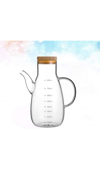 Cabilock Glas Olivenöl Dispenser Flasche Öl Und Essig Spender Set Öl Essig Menage mit Ausgießer für Küche Restaurant 800Ml - B08YF1QWRPY