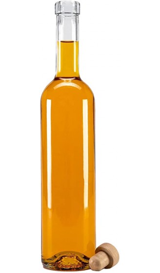 casavetro 6 12 x 500 ml Futura HGK Glasflaschen l Flaschen zum selbst Abfüllen 0,5 Liter l Likörflaschen Schnapsflaschen Essigflaschen Ölflaschen 6 x 500 ml - B08VGVC97FI